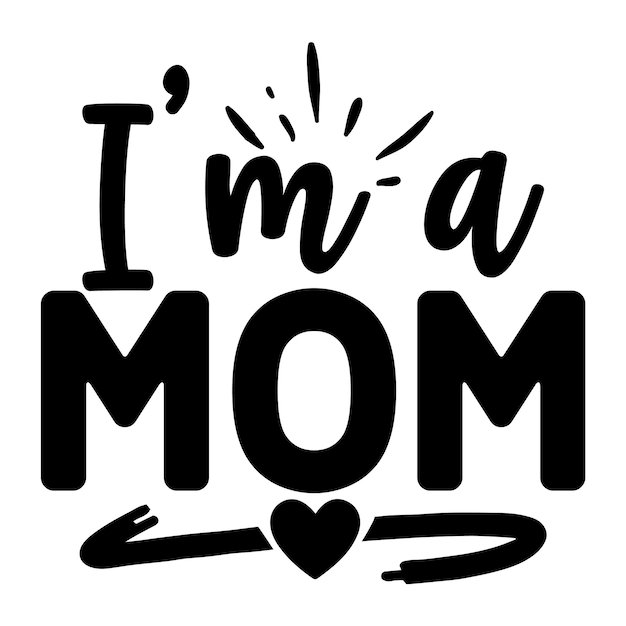 Funny Mom SVG Design