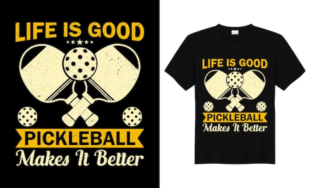 Vector funny pickleball player sports pickleball retro vintage pickleball t shirt design