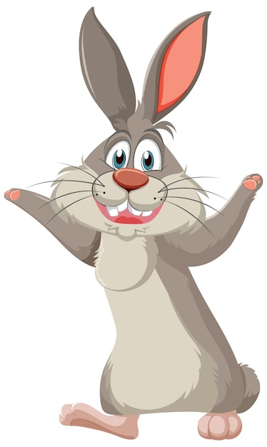 Funny Rabbit Cartoon Character