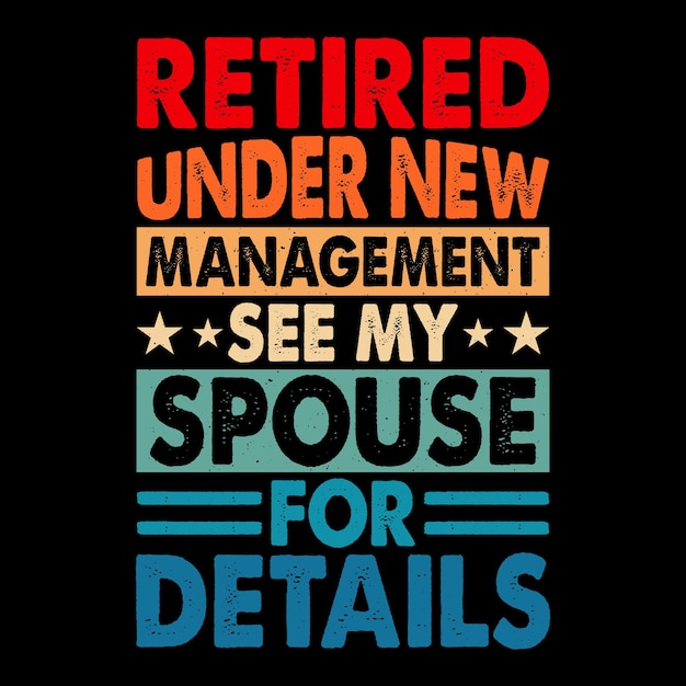 Funny Retirement Pension Retired Retro Vintage Retirement Tshirt Design