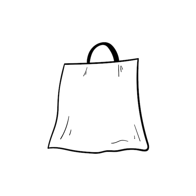 Funny shopping bag with face