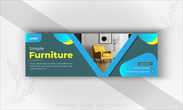 Furniture banner templete