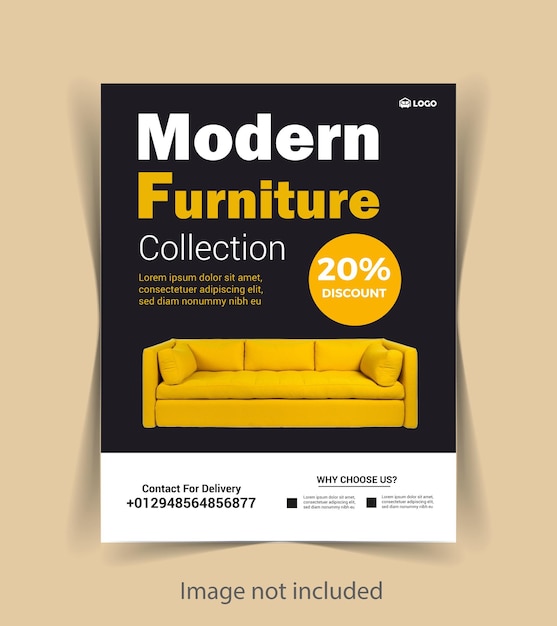 furniture flyer design