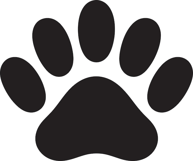 Vector furry trails vector art celebrating kitten paw prints