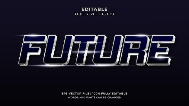 Future Editable Text Effect