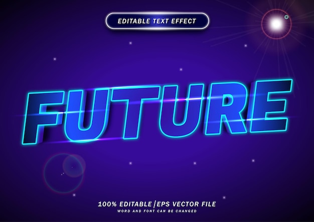 Future text style effect editable