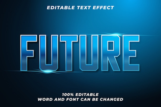 Future text style effect