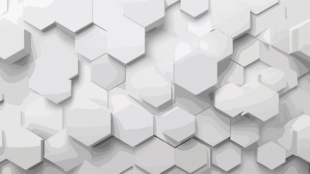 Vector futuristic 3d hexagon background vector illustration