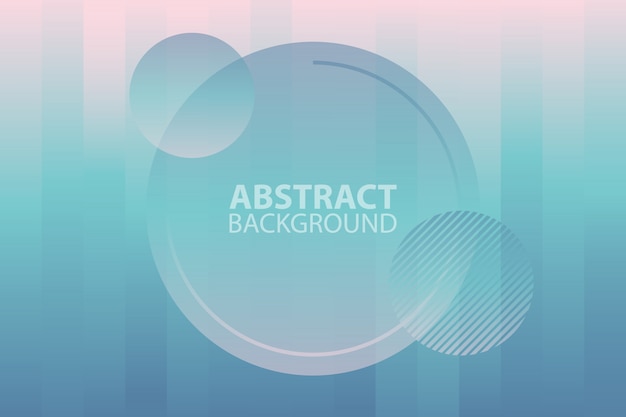 Futuristic abstract background with simple shapes and trendy gradients. 