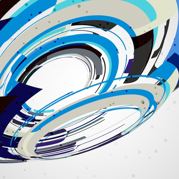 Futuristic abstract shape illustration technology background