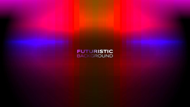 Futuristic banner design retro fusion desire vibrant back to the future theme background