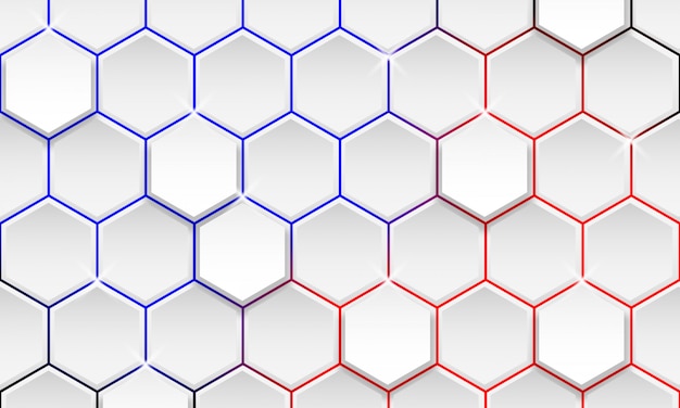 Futuristic geometric background,Modern Hexagon Background