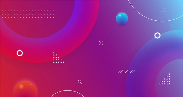 Futuristic geometric shape abstract background design colorful gradient modern dynamic fluid