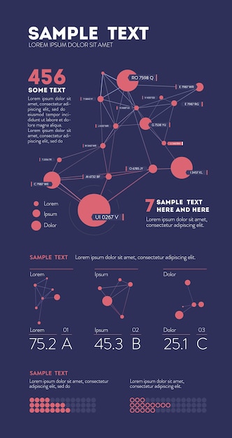 Futuristic infographic. Information aesthetic . Complex data threads graphic visualization. Abstract data graph. 