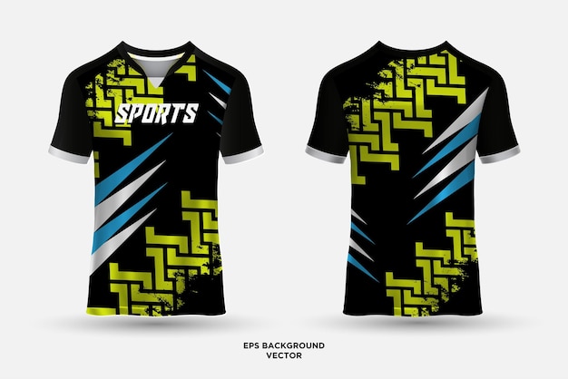 Futuristic and modern design jersey suitable for racing soccer gaming e sports and cycling