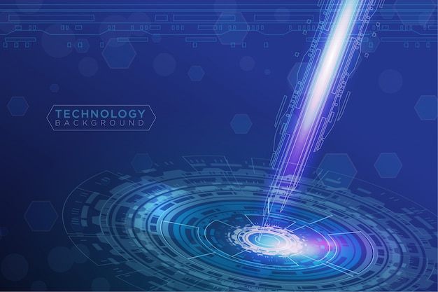 Futuristic technology background