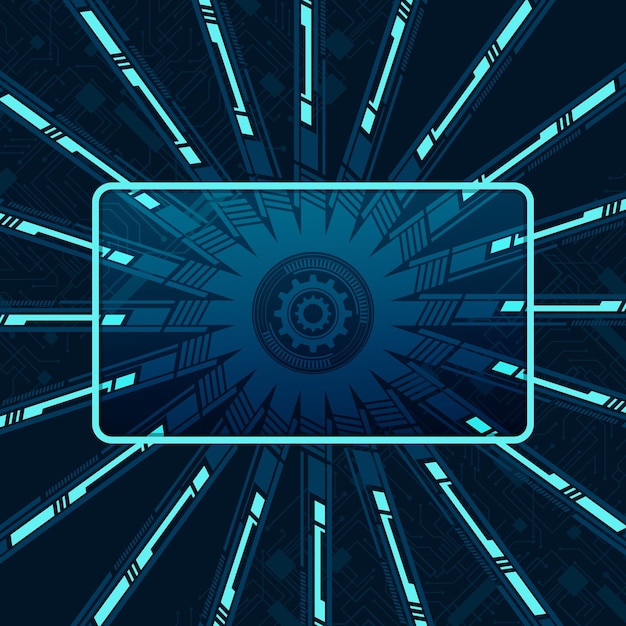 Futuristic technology digital abstract background