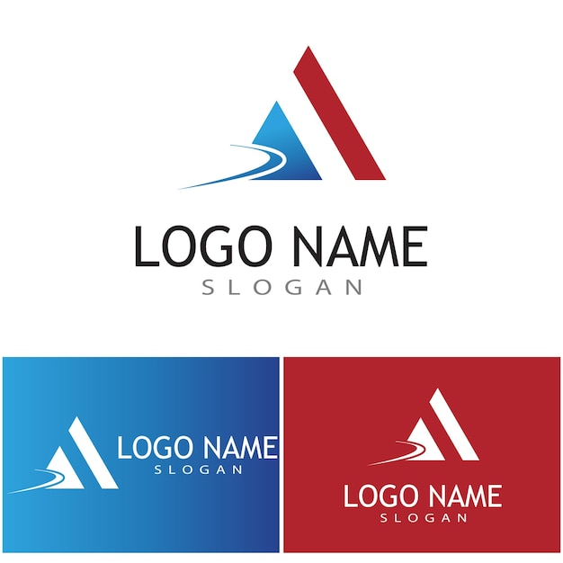 Futuristic Triangle Chain logo design inspiration