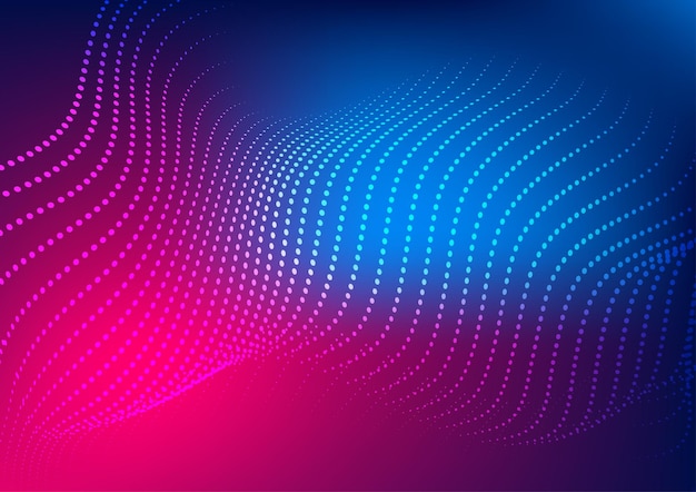 Futuristic wavy abstract background design