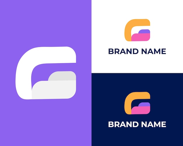 G Letter Abstract Company Logo Design