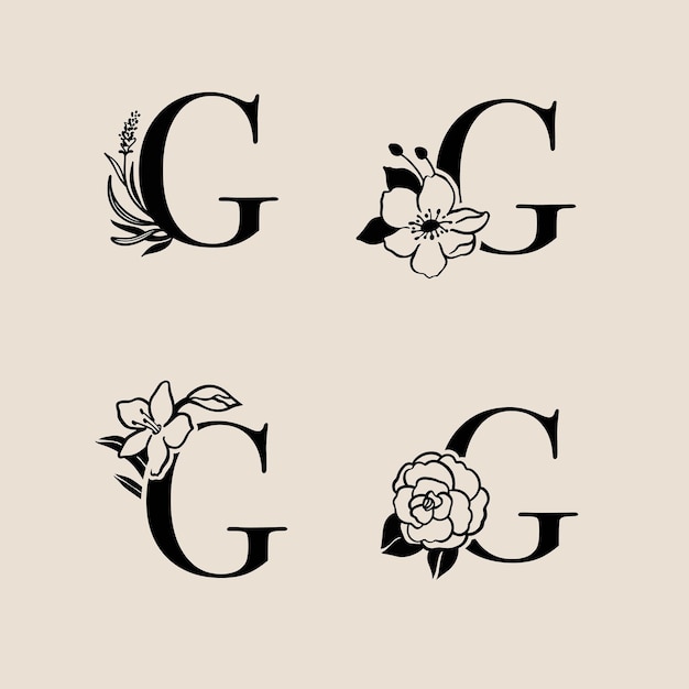 G letter logo set for business