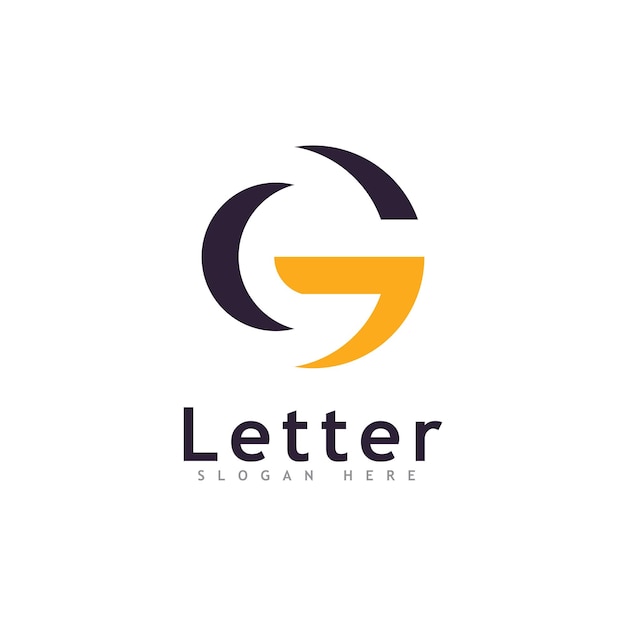 G logo vector template Creative G letter initials logo design