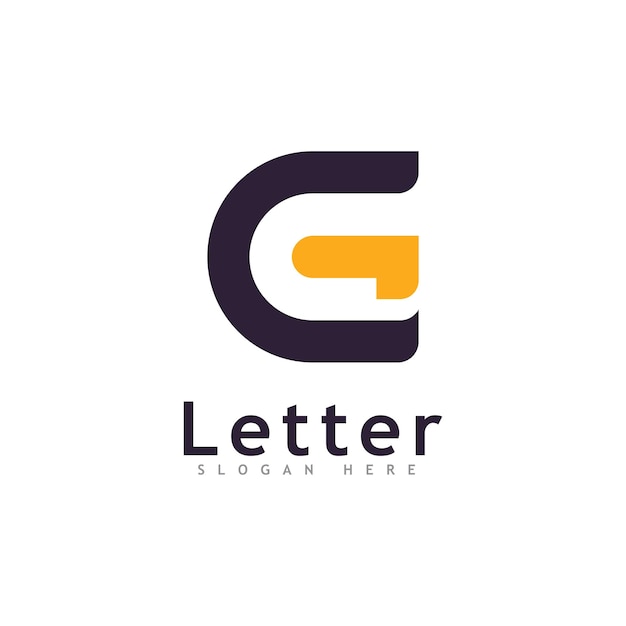 G logo vector template Creative G letter initials logo design