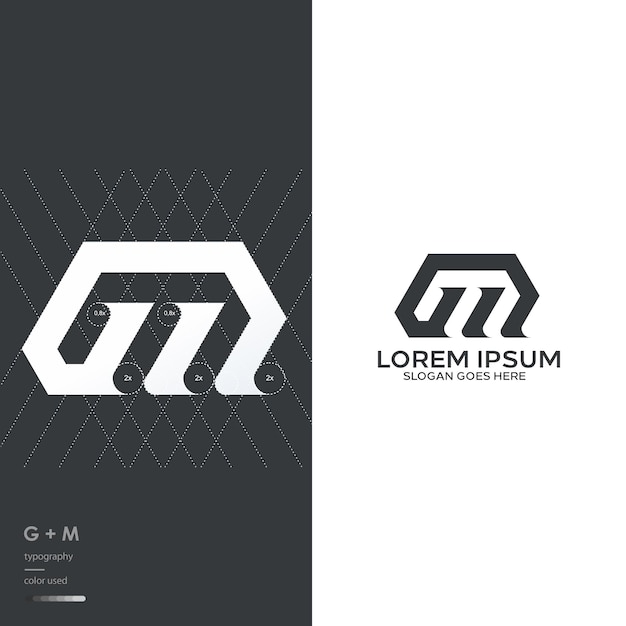 G and M monogram logo