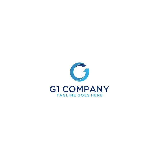 G1 Initial Logo Sign Design