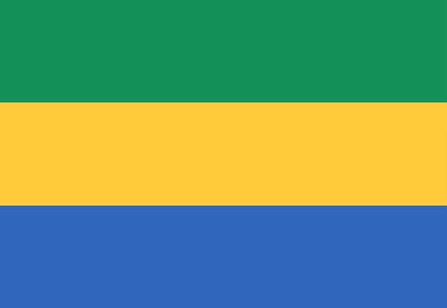 Vector gabon flag illustrator country flags