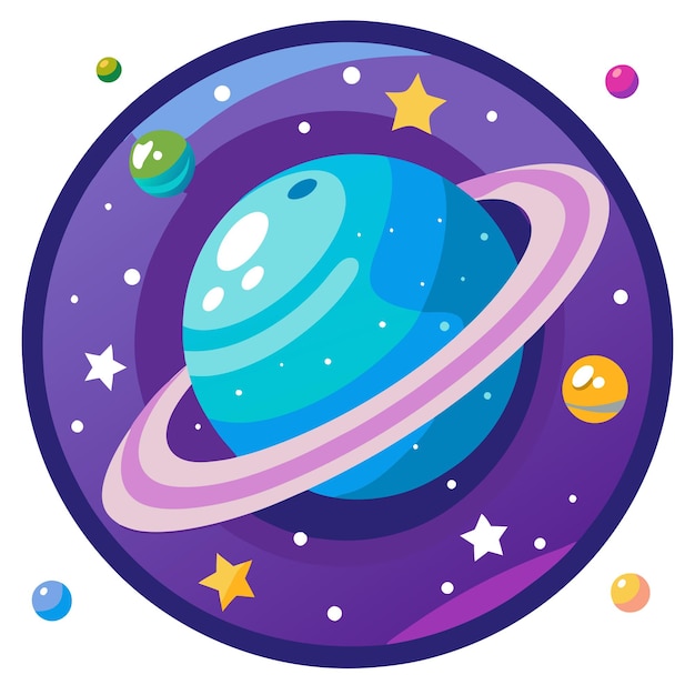 Vector galaxy clipart vector art and illustration