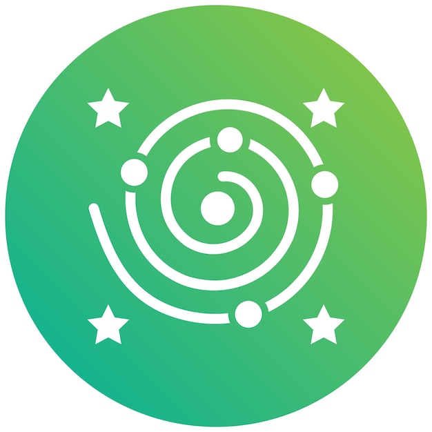 Galaxy Vector Icon Design Illustration