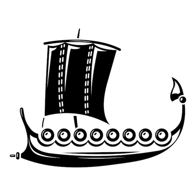 Galleon icon Simple illustration of galleon vector icon for web