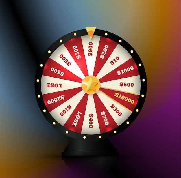 Gambling game element, spinning wheel, roulette   illustration. Casino bets, online betting icon.