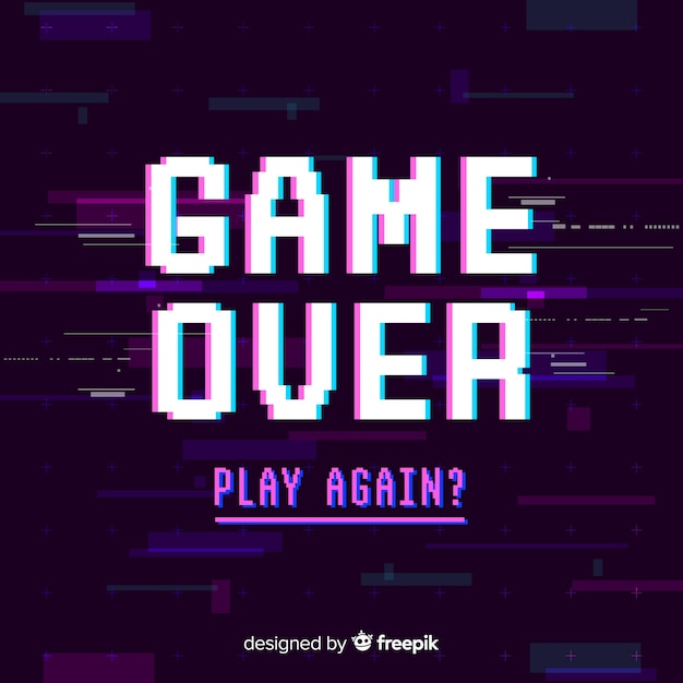 Game over background