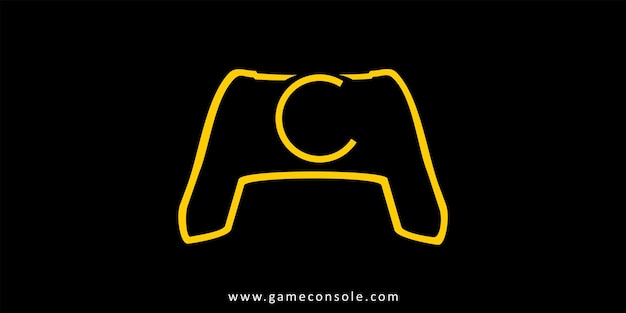 Game Console Logo Design with Letter C