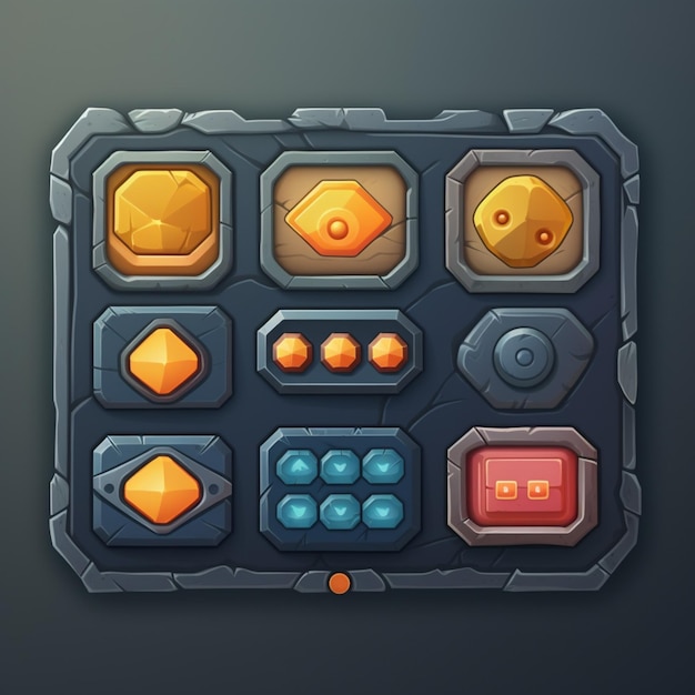 Game design ui buttons