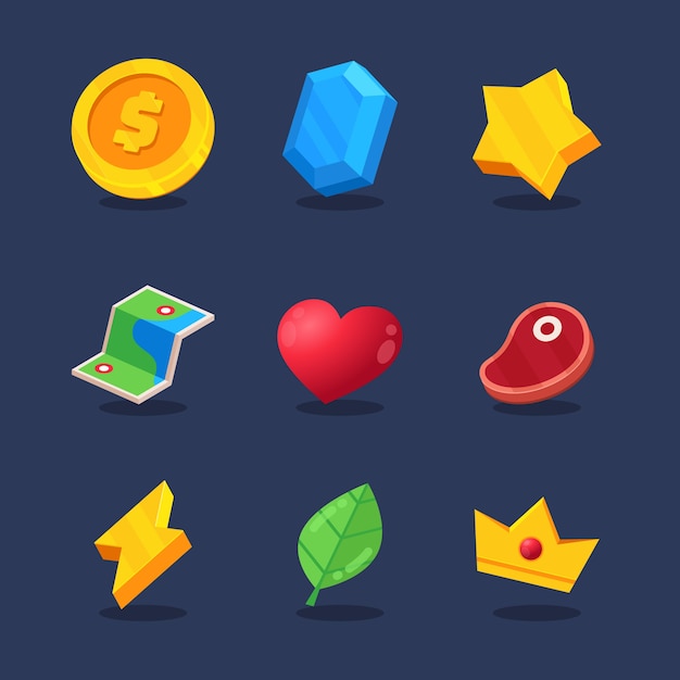 Game icons collection