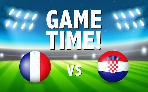 Game time france vs croatia