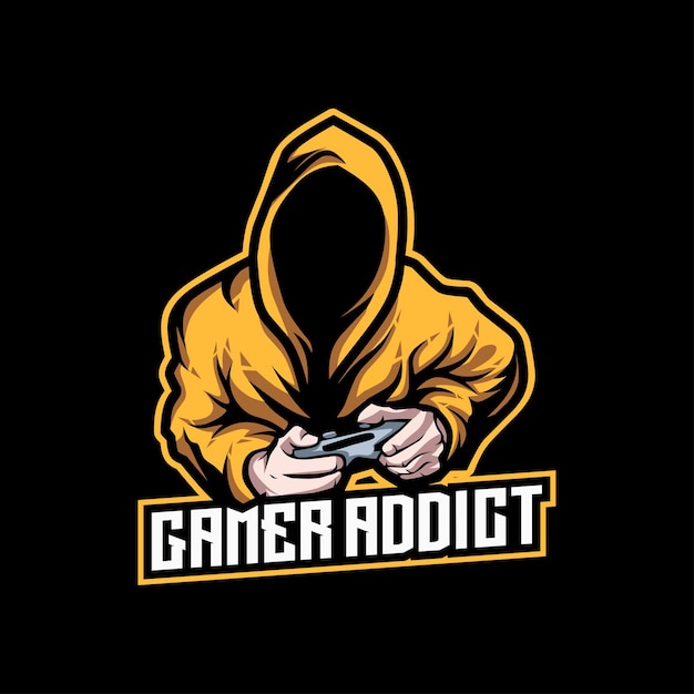 Gamer Addict Controller Logo gamers