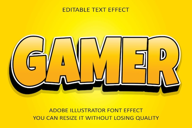 Gamer   Text Effect