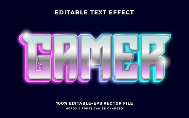 Gamer text effect