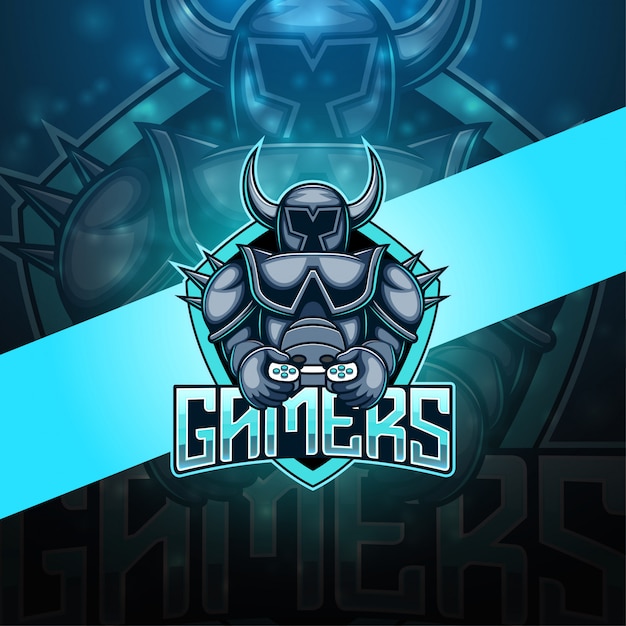 Gamers esport mascot logo