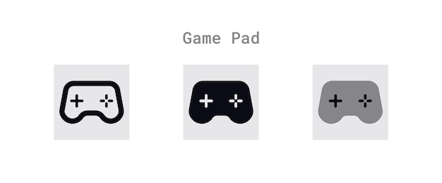 Gaming Pad Icons Sheet