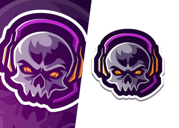 Gaming Skull Mascot Logo 