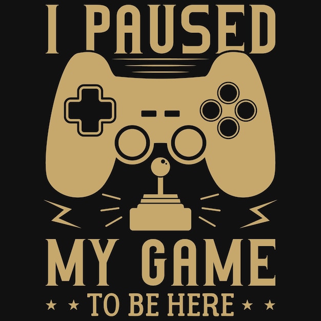 Gaming tshirt design