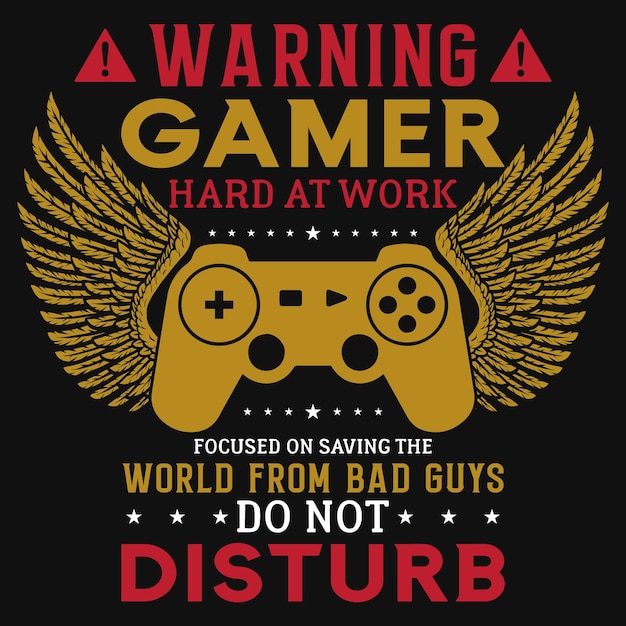 Gaming tshirt design