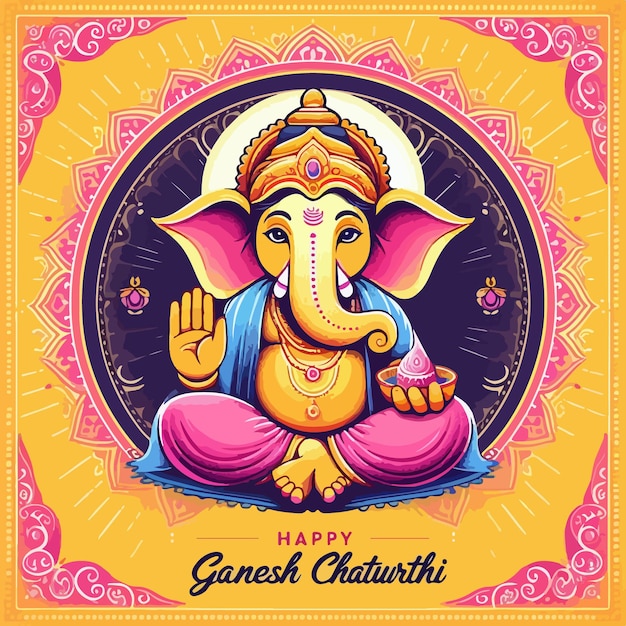 Ganesh Chaturthi Indian festival background