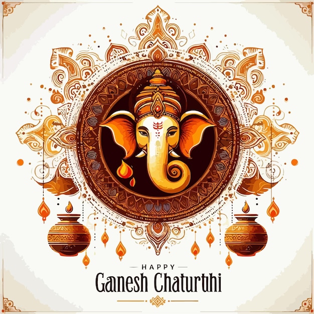 Ganesh Chaturthi Indian festival background