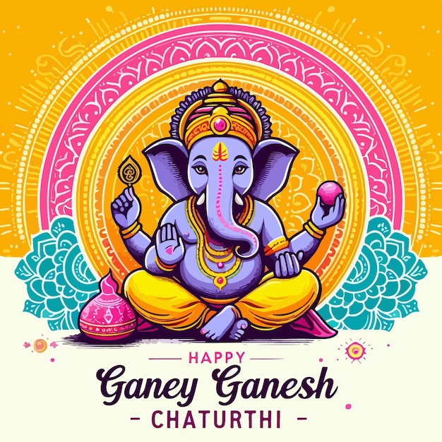 Ganesh Chaturthi Indian festival background